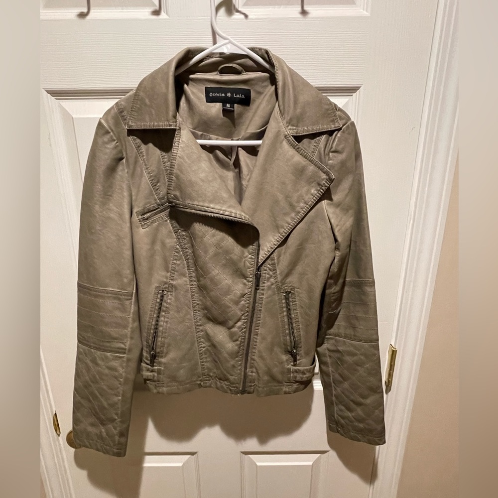 Ookie and Lala Leather Jacket size Medium